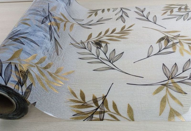 1122A Термо Клеенка с рисунком непрозрач. в рул. 0,6м*20м