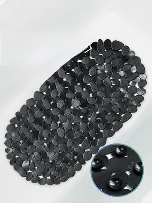 14 SPA-коврик галька 67*36см черный (rus)