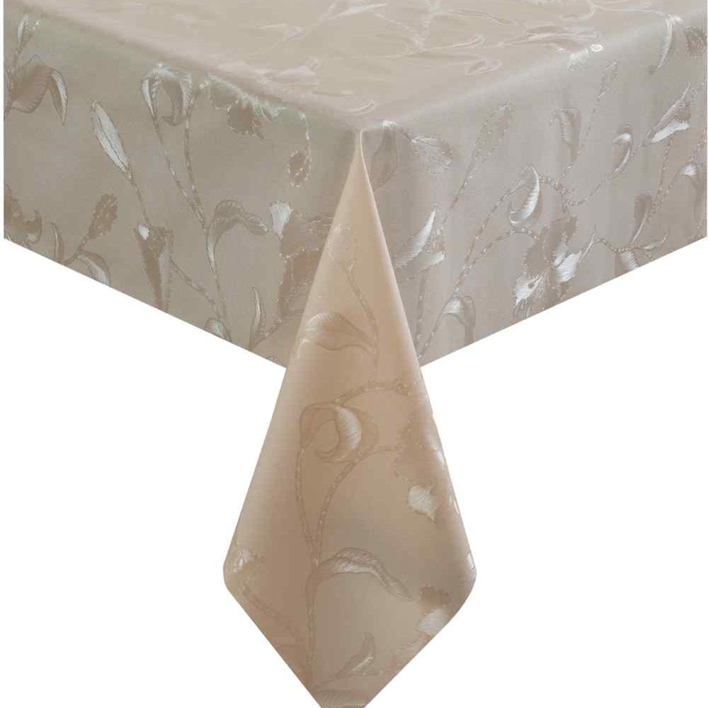 8880A3 Клеенка "BOGEMA"(10) шелкография на ткани (беж)  0,28мм*1,37м*20м 