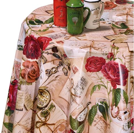 122A Клеенка "Декорама" 1,4*20 (розы) 