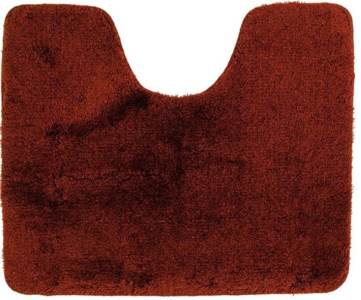 Коврик с вырезом 50*60 AKRILIK  коричневый KAHVE