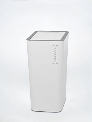 Ведро с крышкой узкое, БЕЛОЕ 12л VMK10_W