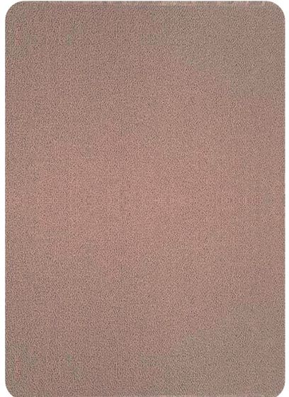 Коврик Люксор Люкс ПРИНТ 50х80 см, ворс 3 мм, коричневый однотон