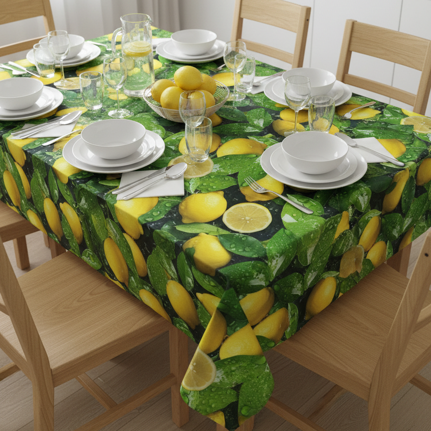 59194 Клеенка "Rosmory" () на тканной основе 1,37м*20м (КИТАЙ)