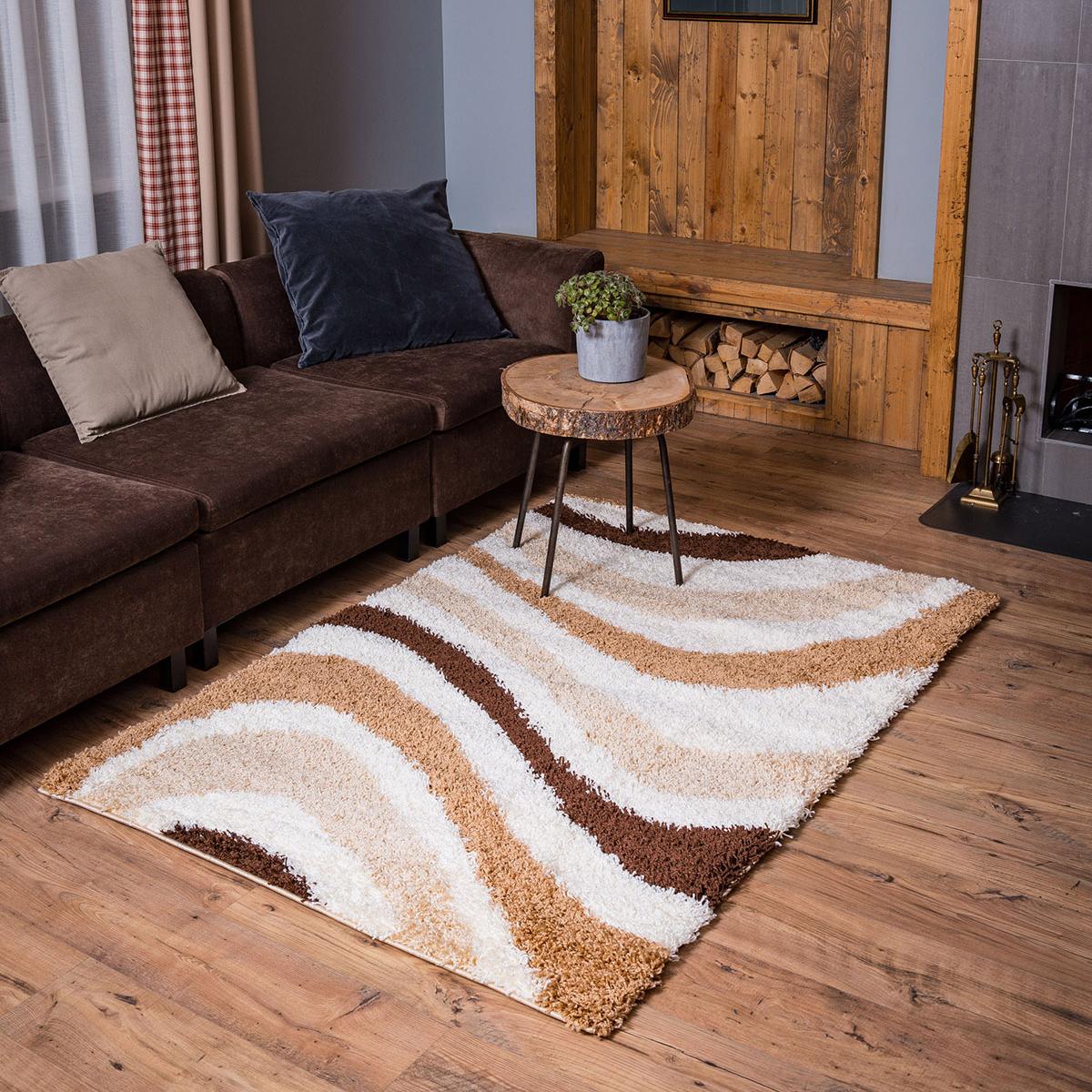 Ковер LAZANIA SHAGGY 2,0х3,0 прямой s288A-S01 CREAM / BEIGE (РАСПРОДАЖА)