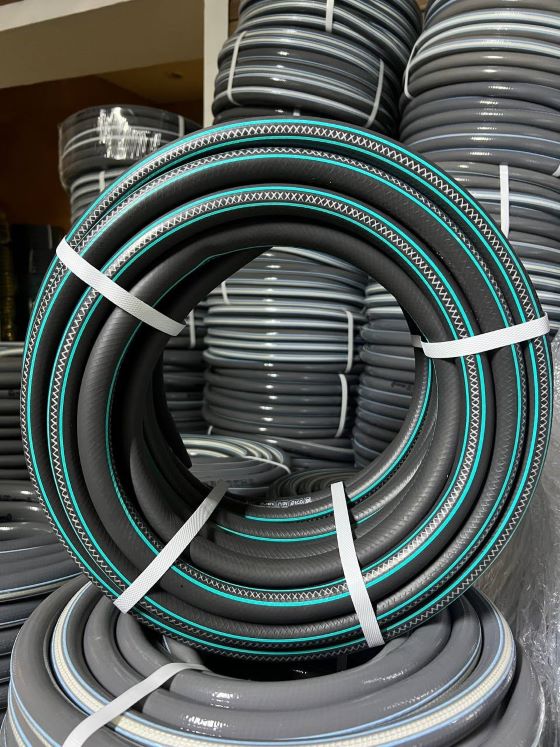 Шланг AQWAVIM ТЭП d 3/4*3 мм-25 м Черный с прозрачной полосой