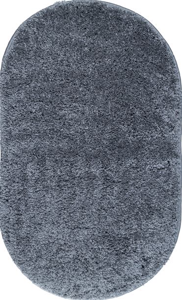 Ковры Шэгги 1,5*3,0м овал (sh/34o) серый
