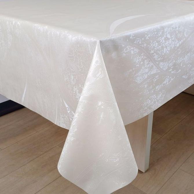 8551 Клеенка "BOGEMA"(42) шелкография на ткани (шампань) 0,28мм*1,37м*20м 