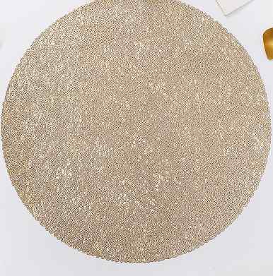 Салфетка "MONICA-Моника" Iv6A2069-gold D38см  1уп=4шт.уп.-в пакете