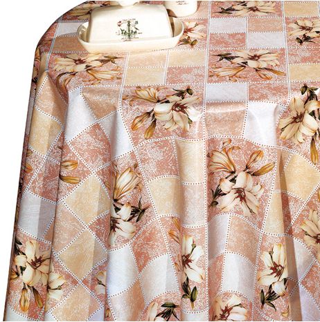 118B лилии в роз. кл. Клеёнка "Декорама" 1,4*20м