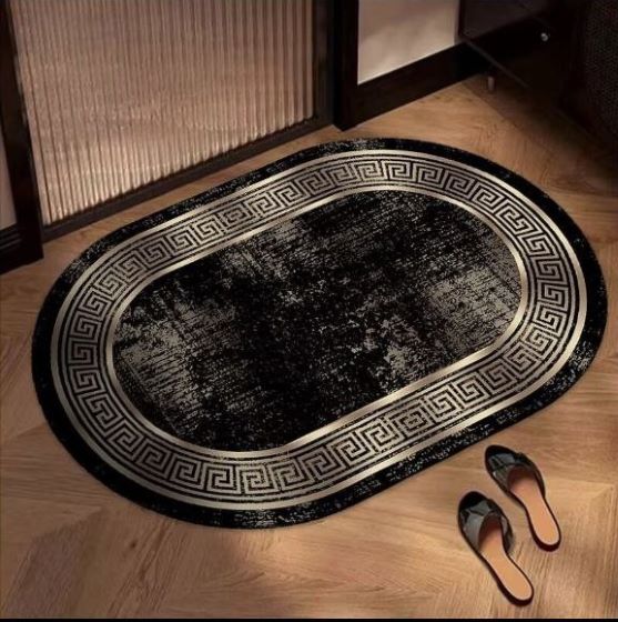 Коврик блестящий Roomis войлок овал 50*80см V118