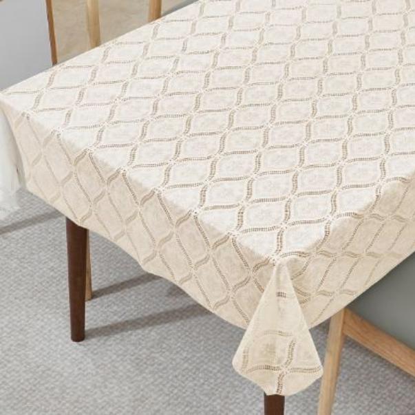 117M  LS cream Клеенка ажурная MONICA-Моника (14) 1.37х20м 
