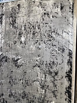 Ковер "Амина" 2,0х2,0 круг NP208 GREY BLACK