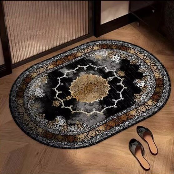 Коврик блестящий Roomis войлок овал 50*80см V116