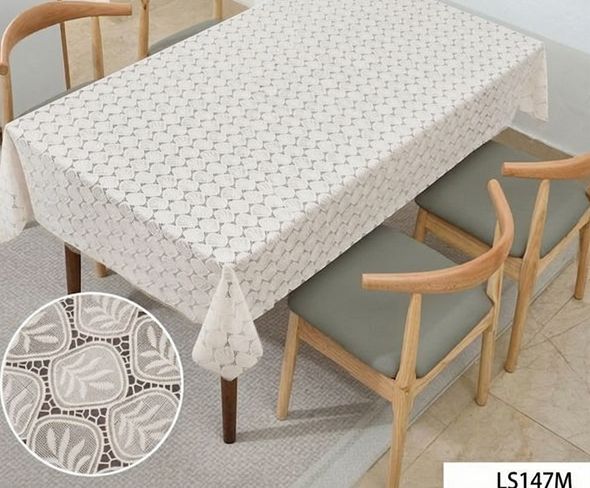 147М LSA cream Клеенка ажурная MONICA-Моника (20) 1.37х20м 