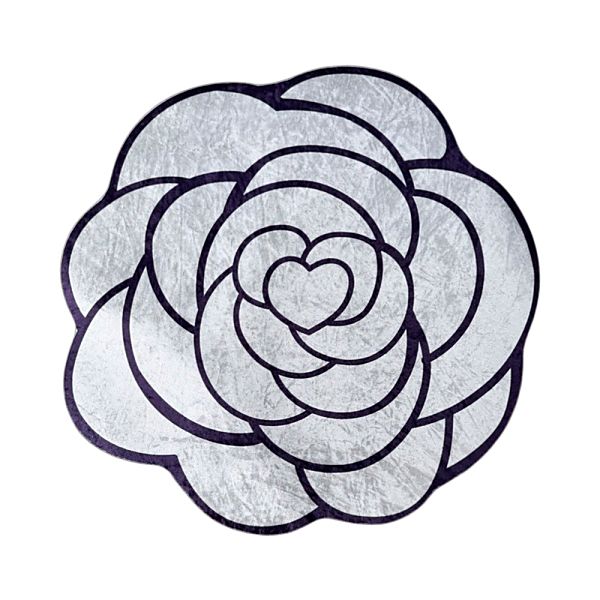 Коврик Roomis Flowers войлок блестящий 80*80см F2