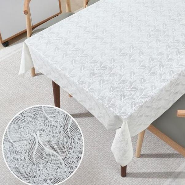 008BLSX white Клеенка ажурная MONICA-Моника (1)1.37х20м 