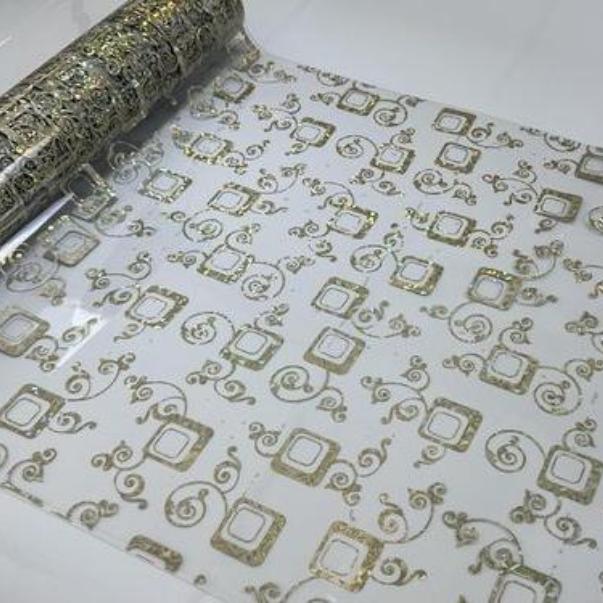 5030 Мягкое стекло с рисунком (50) прозр. в рул. 0,6м*20м