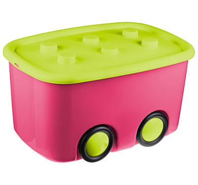 Ящик д/игрушек "Моби" Малиновый 600*415*320мм (3) МП2598