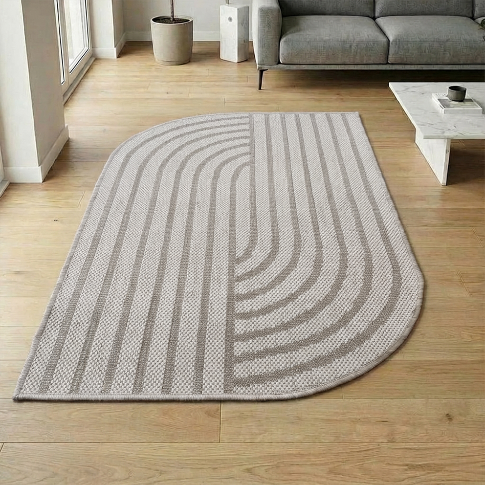 Ковер циновка KAIR (Меринос) 1,6*2,3м фигурный - S149 CREAM-BEIGE