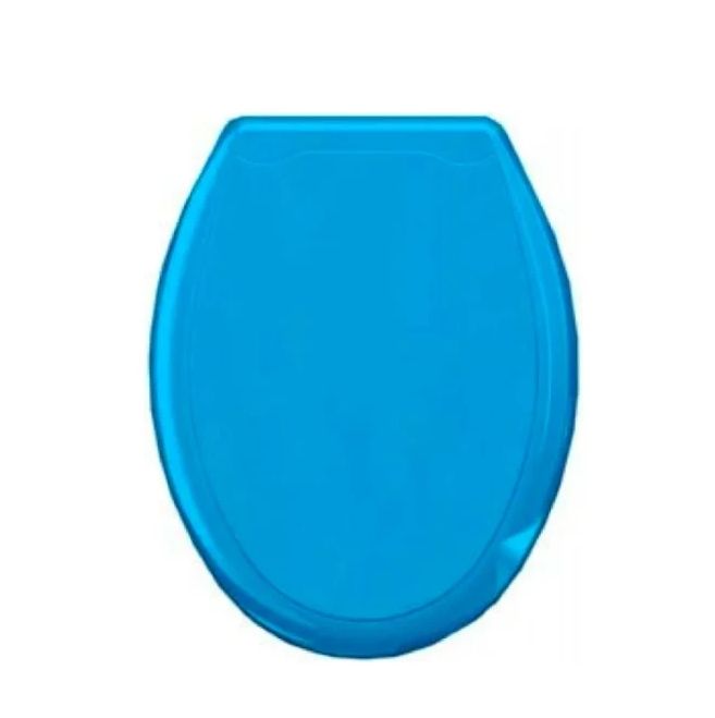 Сиденье д/унитаза жесткое "ОКЕАН" однотон. ГОЛУБОЕ 104-407-00-02