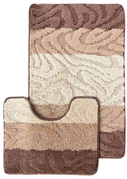Zebra 50*80 2 предм. коричневый BROWN SLV 19