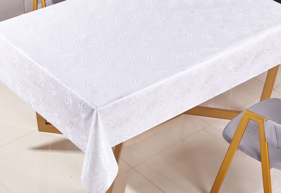 8500N Клеенка "BOGEMA-Богема"(66) шелкография на ткани(шампань) 0,28мм*1,37м*20м 