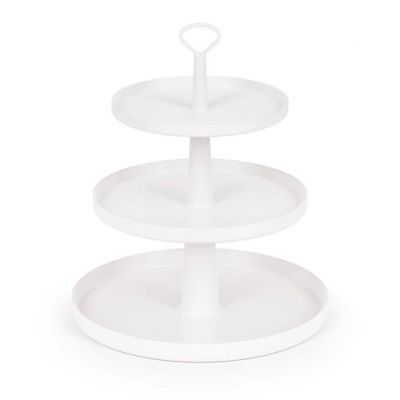 Фруктовица "Феерия" 3-х ярусный (белый) (уп.8) М8513