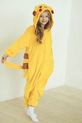 Кигуруми д/детей ПИКАЧУ (120 см) на молнии