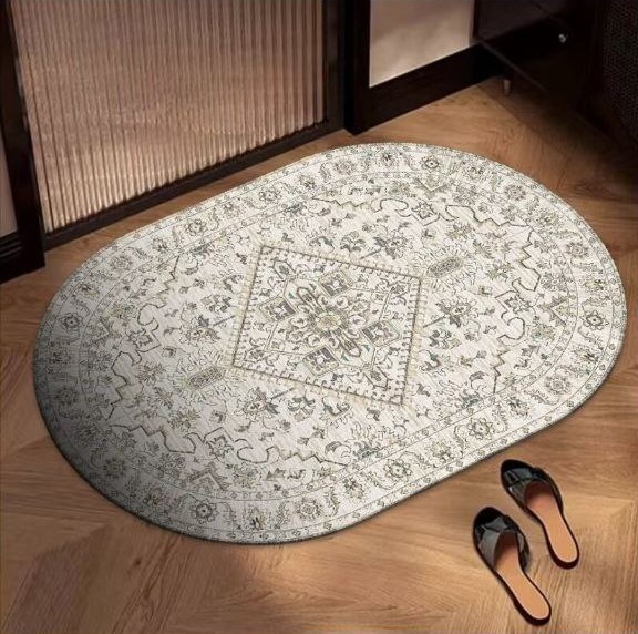 Коврик блестящий Roomis войлок овал 50*80см V120