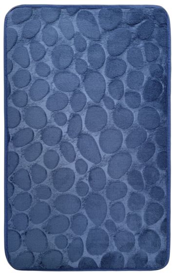 Im21 Коврик Roomis КАМНИ"Impro" 50*80 D.Blue тем.синий