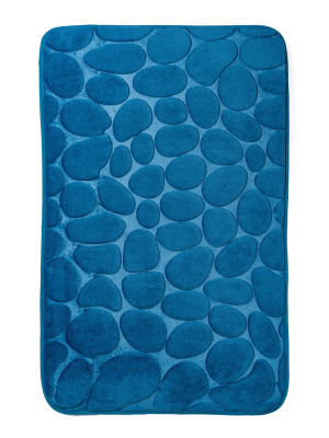 Коврик в/к "Камни" 50*80 Light blue голубой