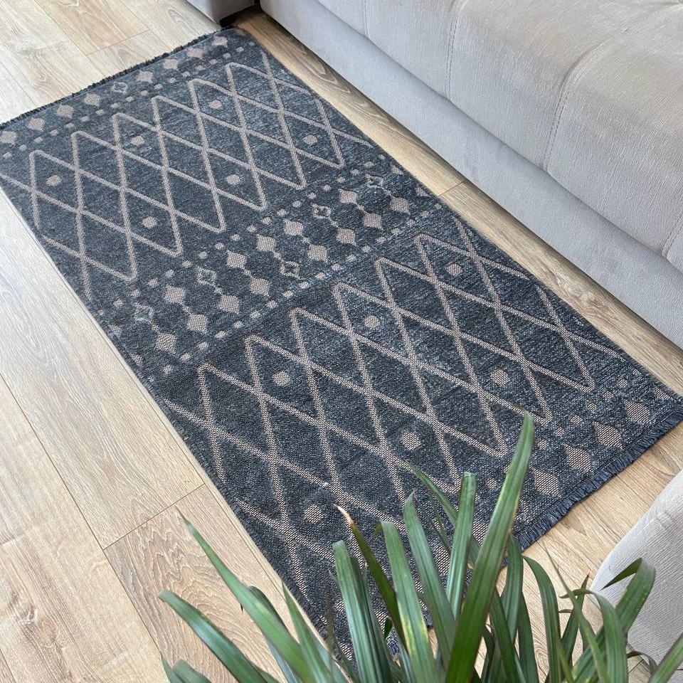 Ковер MOROCCO (Турция) 0,8х1,5 прямой K5078 ANTRACITE