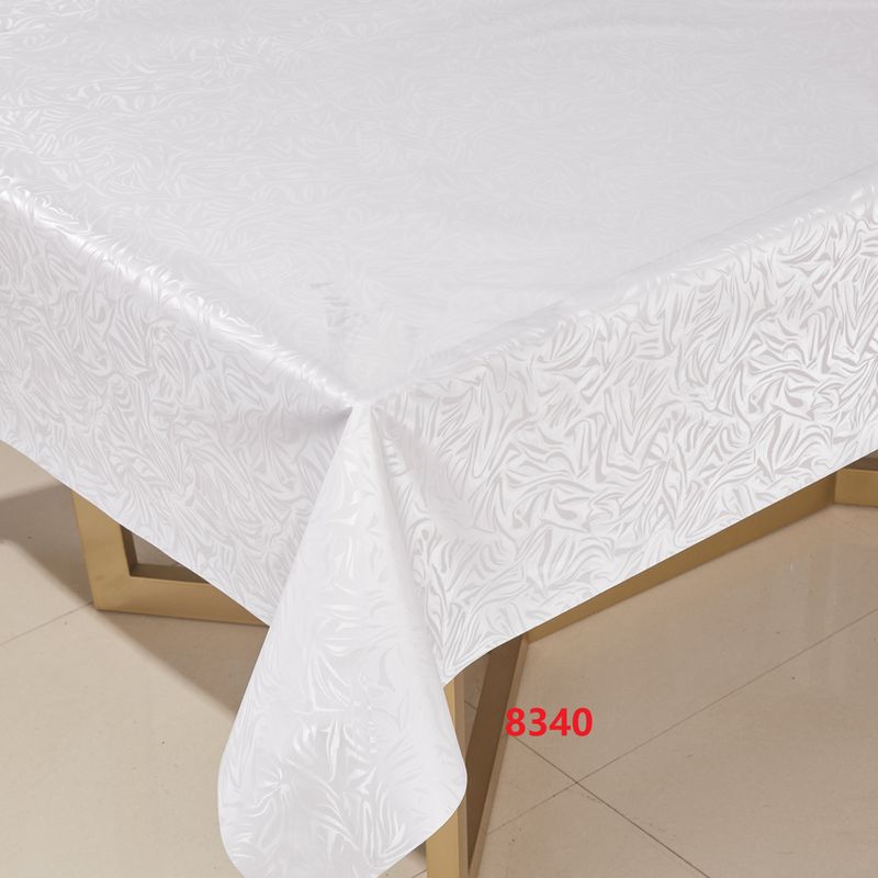 8340N Клеенка "BOGEMA-Богема"(61) шелкография на ткани(шампань) 0,28мм*1,37м*20м 