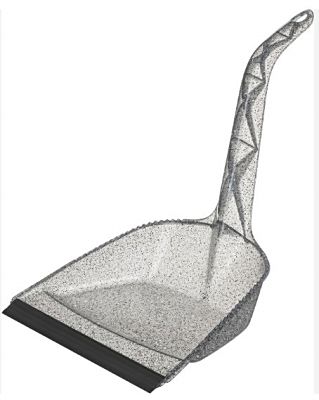 Совок с высокой ручкой "Grenada" гранит светло-серый (20 шт) 221221221/02