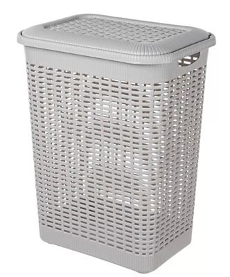 Корзина д/белья 30л, светло-серый 370*260*465 мм (8 шт) 431293330
