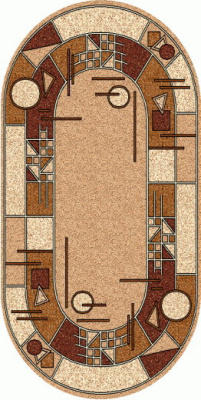 Ковры Золушка 0,5х0,8 овал - 042-01