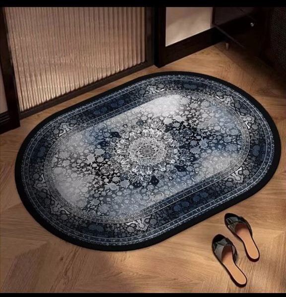 Коврик блестящий Roomis войлок овал 50*80см V117